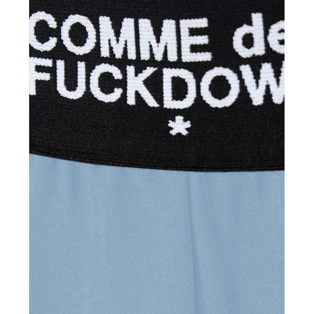Light Blue Polyester Jeans & Pant by Comme Des Fuckdown