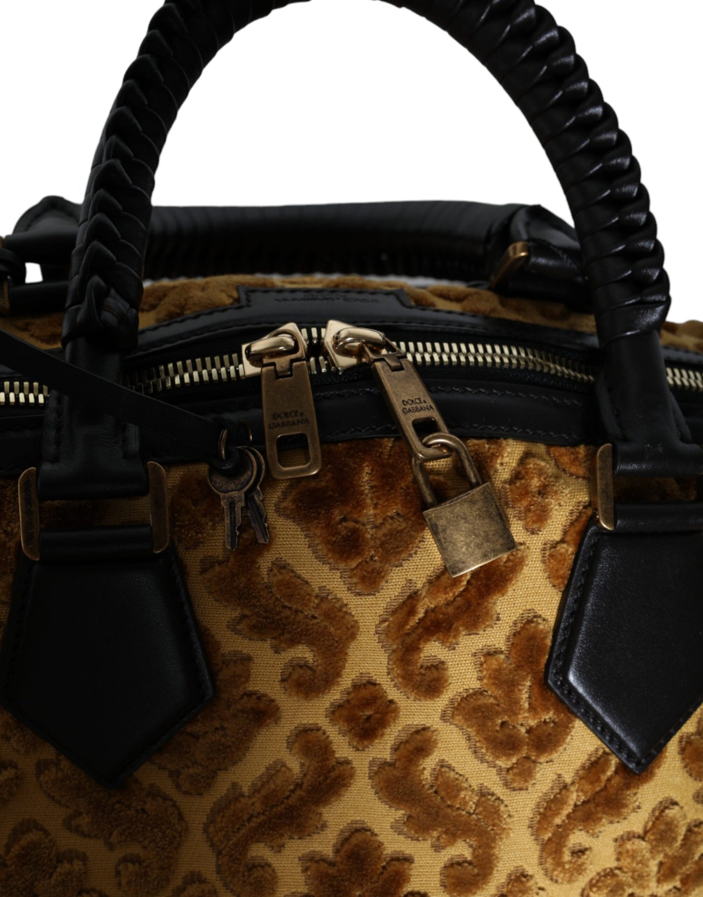 - Beige Velvet Top Handle Shoulder Duffle Women Bag
