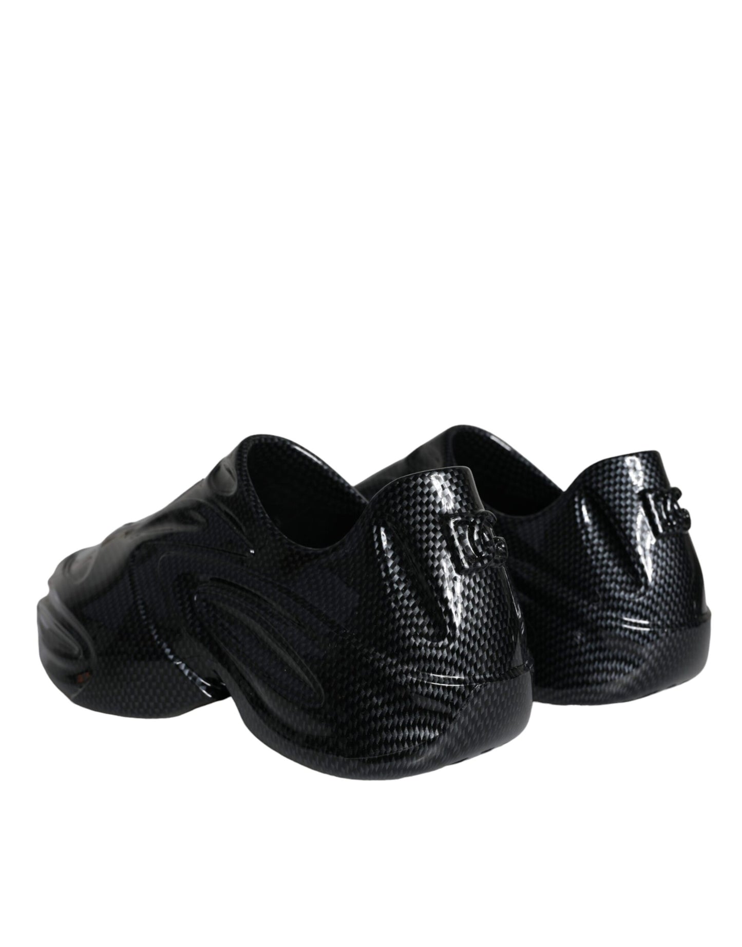 - Black Foiled Rubber Toy Low Top Men Sneakers Shoes