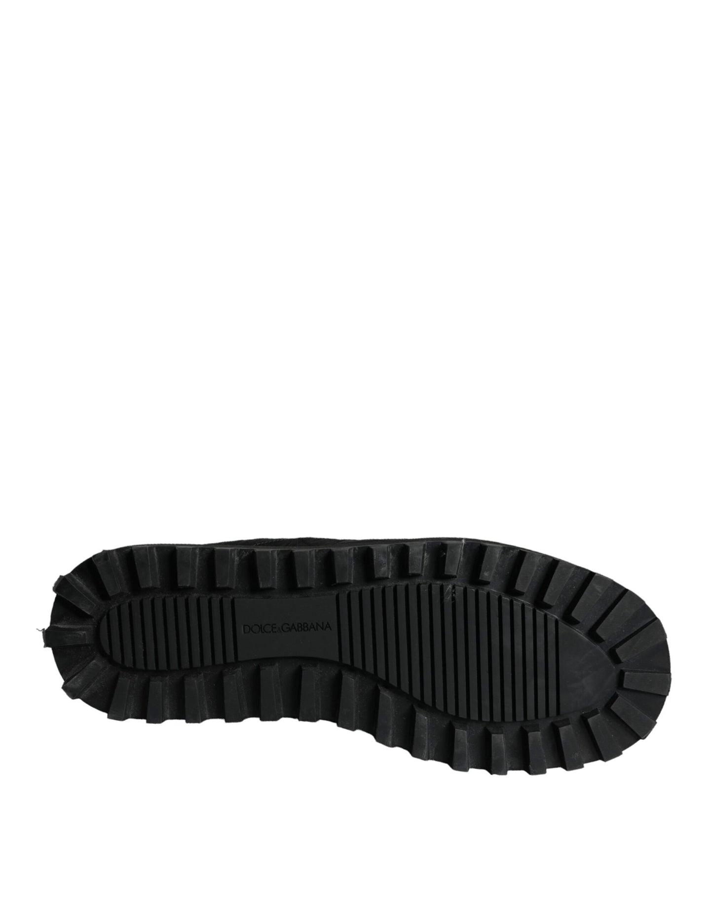- Black Nylon Padded Mid Calf Men Boots Shoes