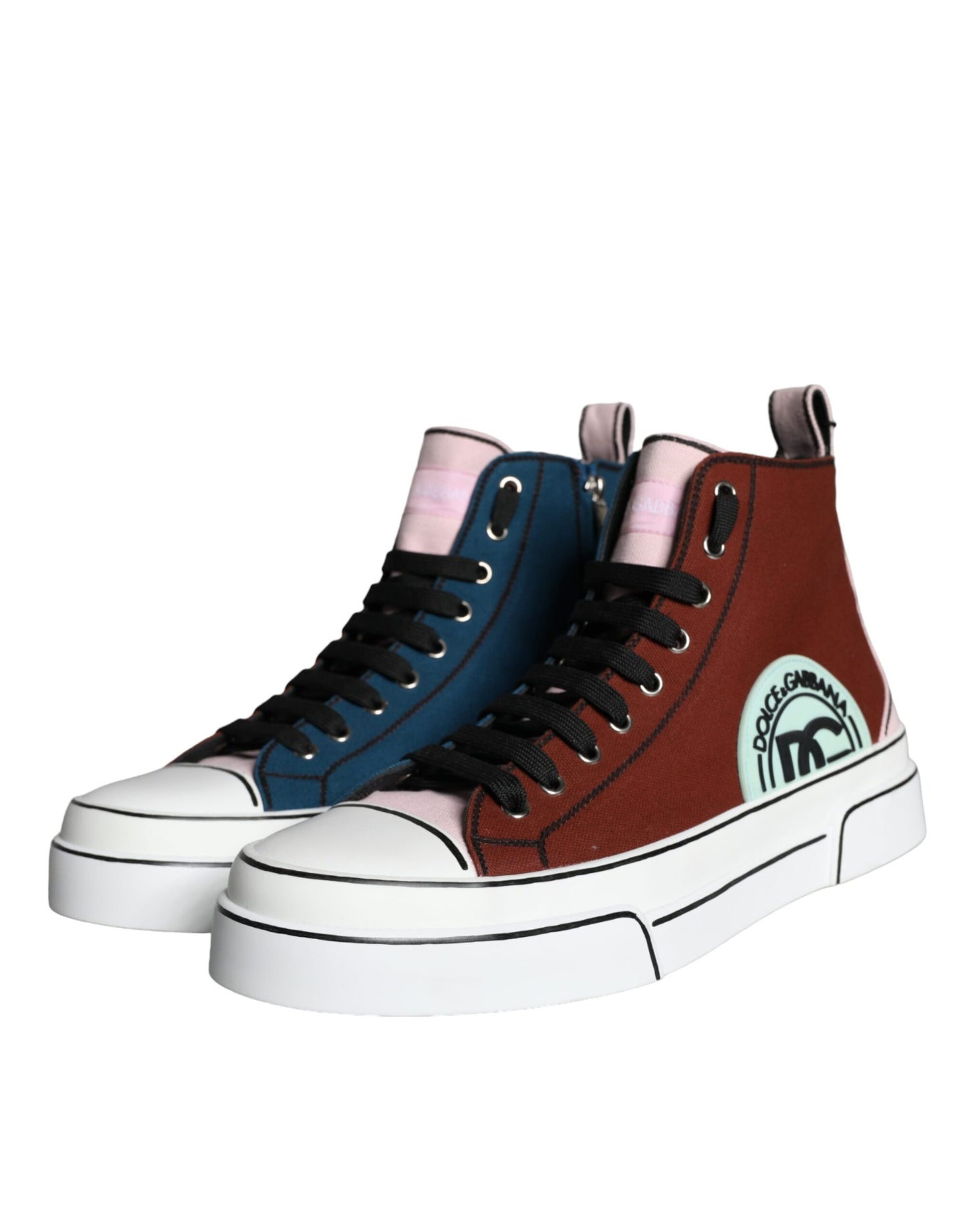 - Multicolor Patchwork High Top Sneaker Shoes