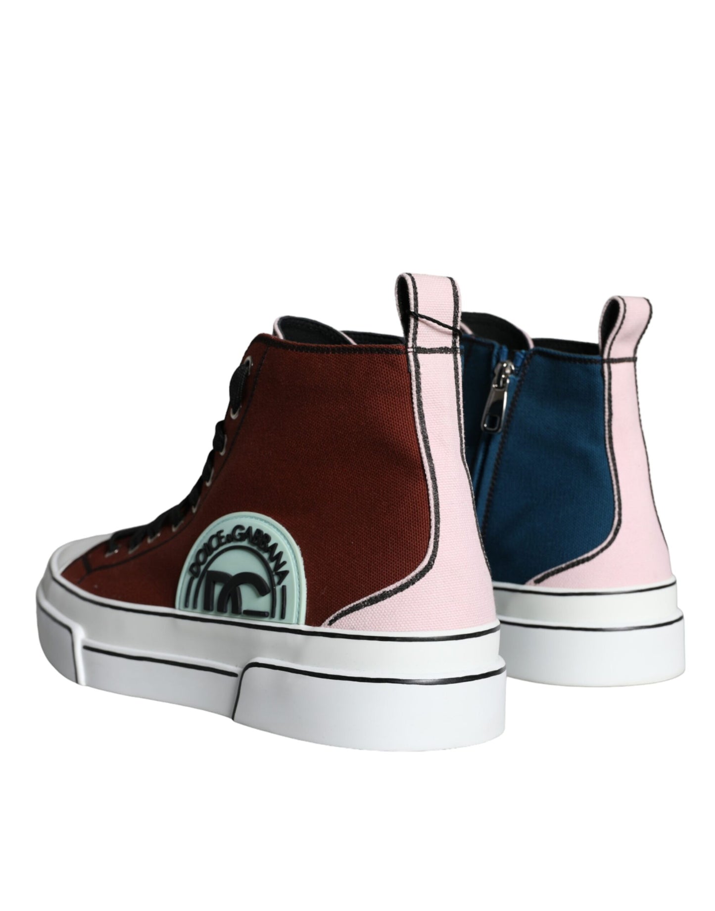 - Multicolor Patchwork High Top Sneaker Shoes