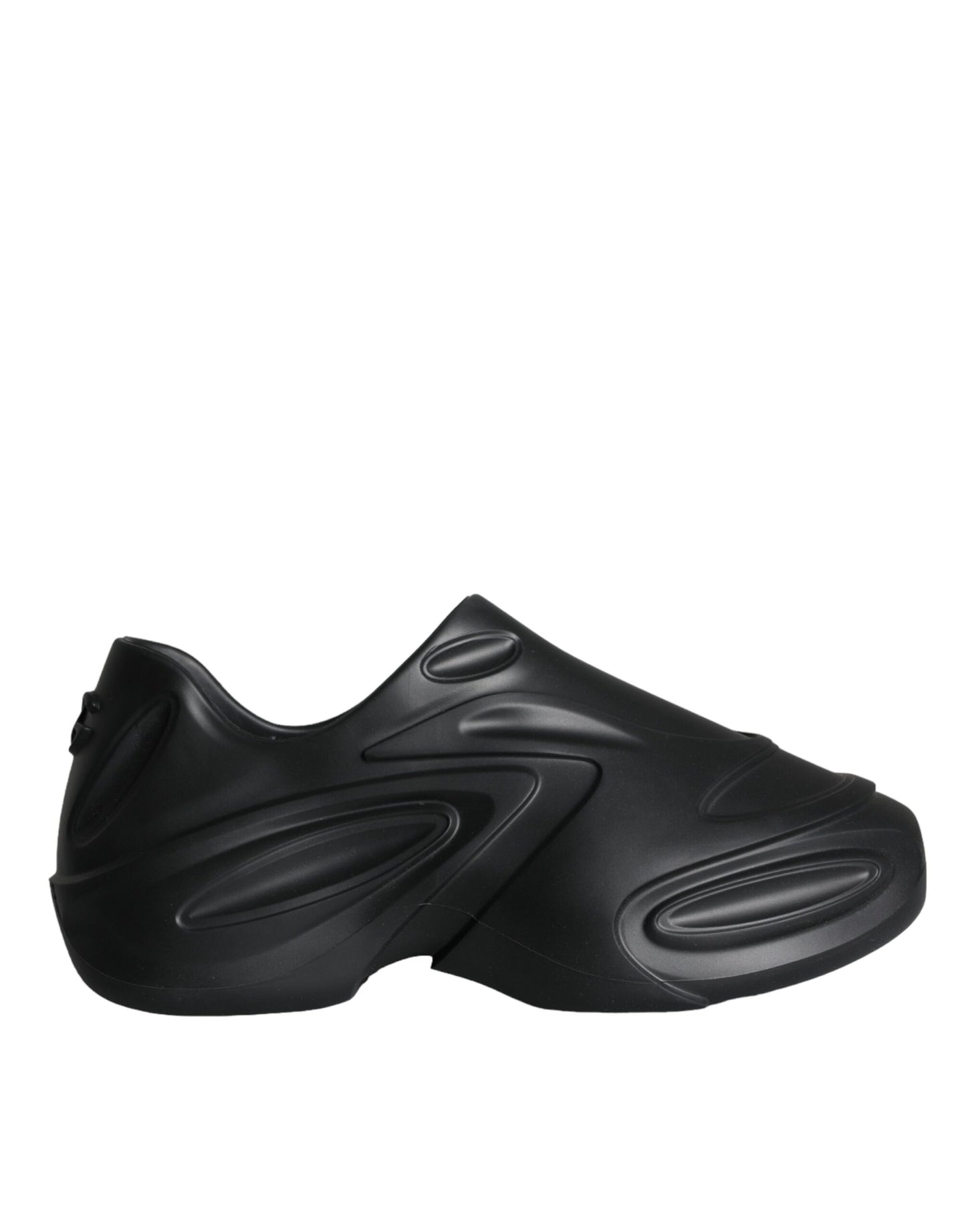 - Black Foiled Rubber Toy Low Top Sneakers Shoes