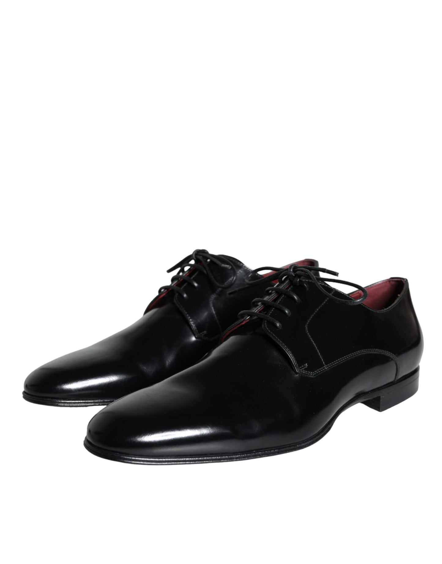 - Black Calfskin Leather Derby Dress Men Shoes