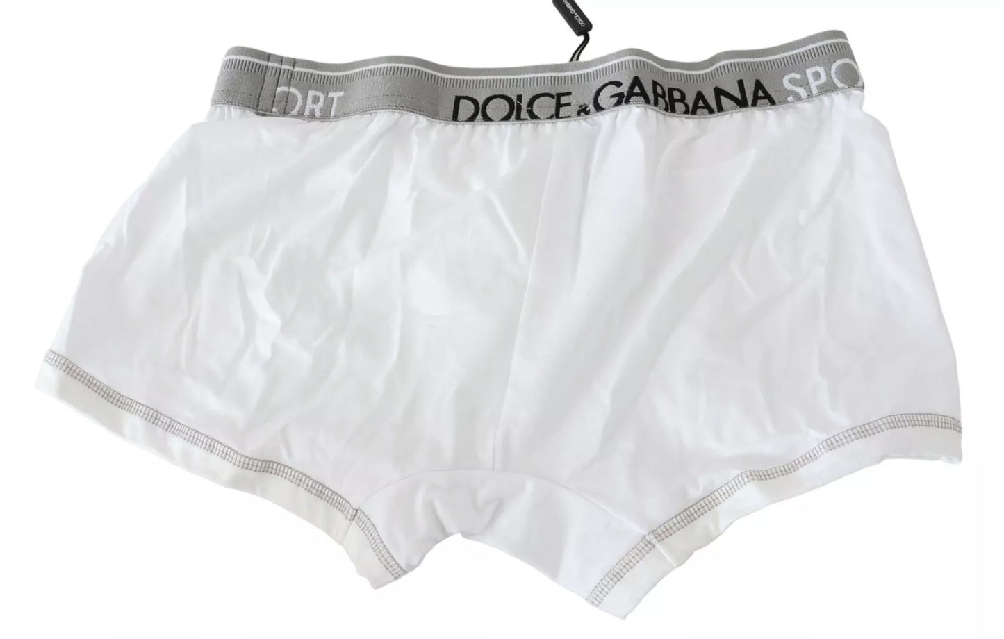 - White Cotton Stretch Regular Boxer Underwear