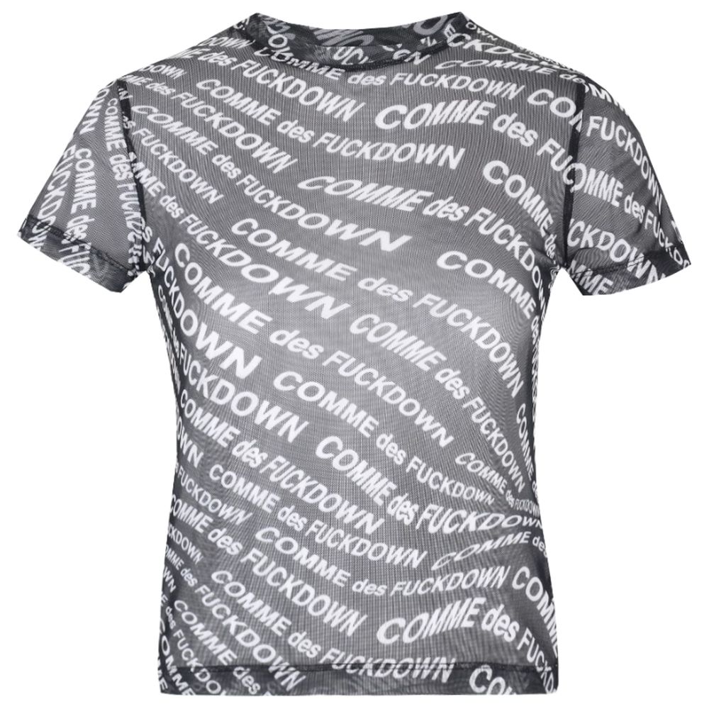 Comme des Fuckdown Half-Sleeve Mesh T-Shirt