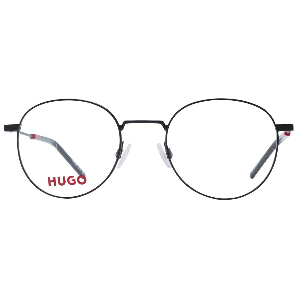 Hugo Boss Black Men’s Optical Frames – Round Stainless Steel