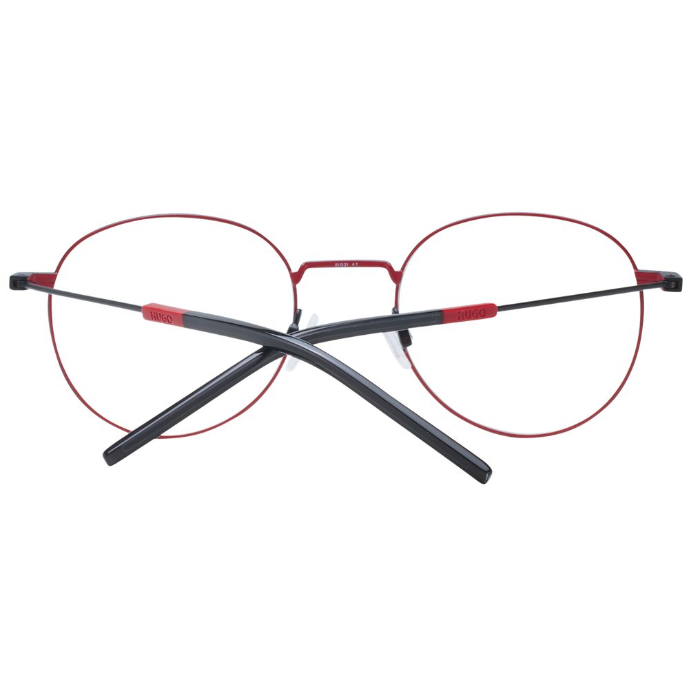 Hugo Boss Black Men’s Optical Frames – Round Stainless Steel
