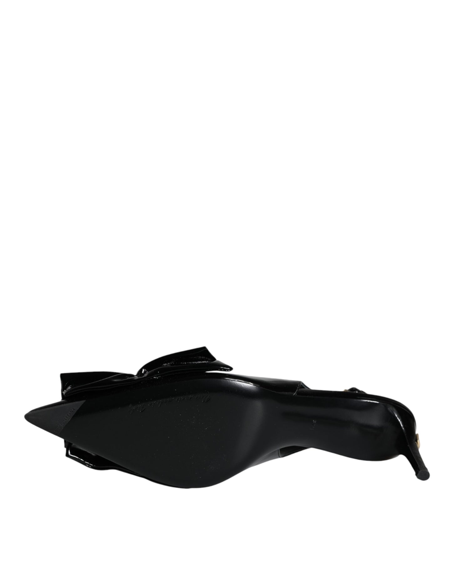 - Black Patent Leather Heels Slingback Shoes