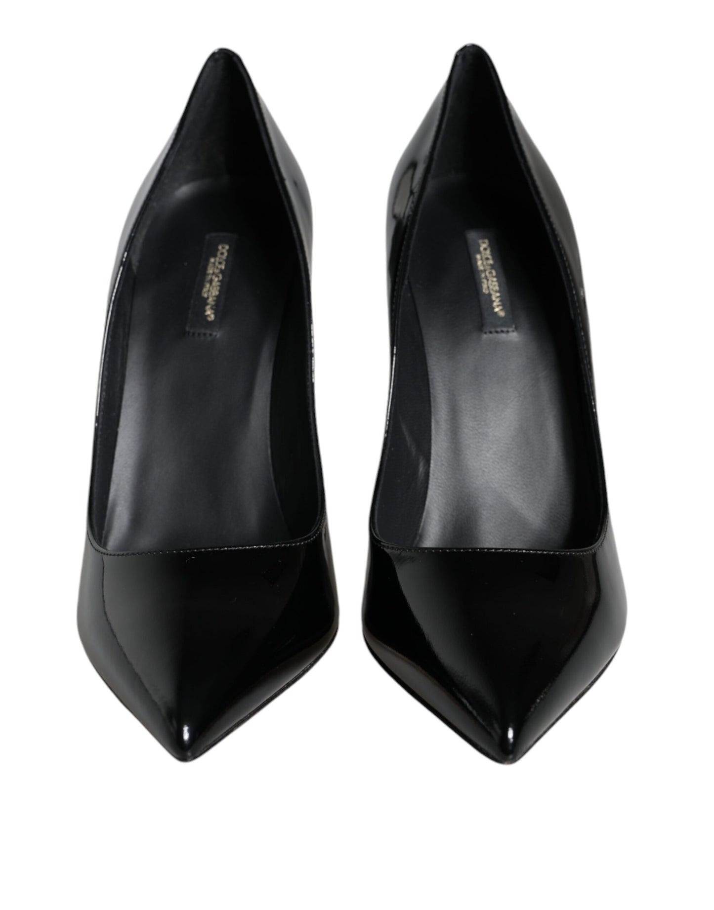 - Black Patent Leather Bellucci Pumps Heels Shoes
