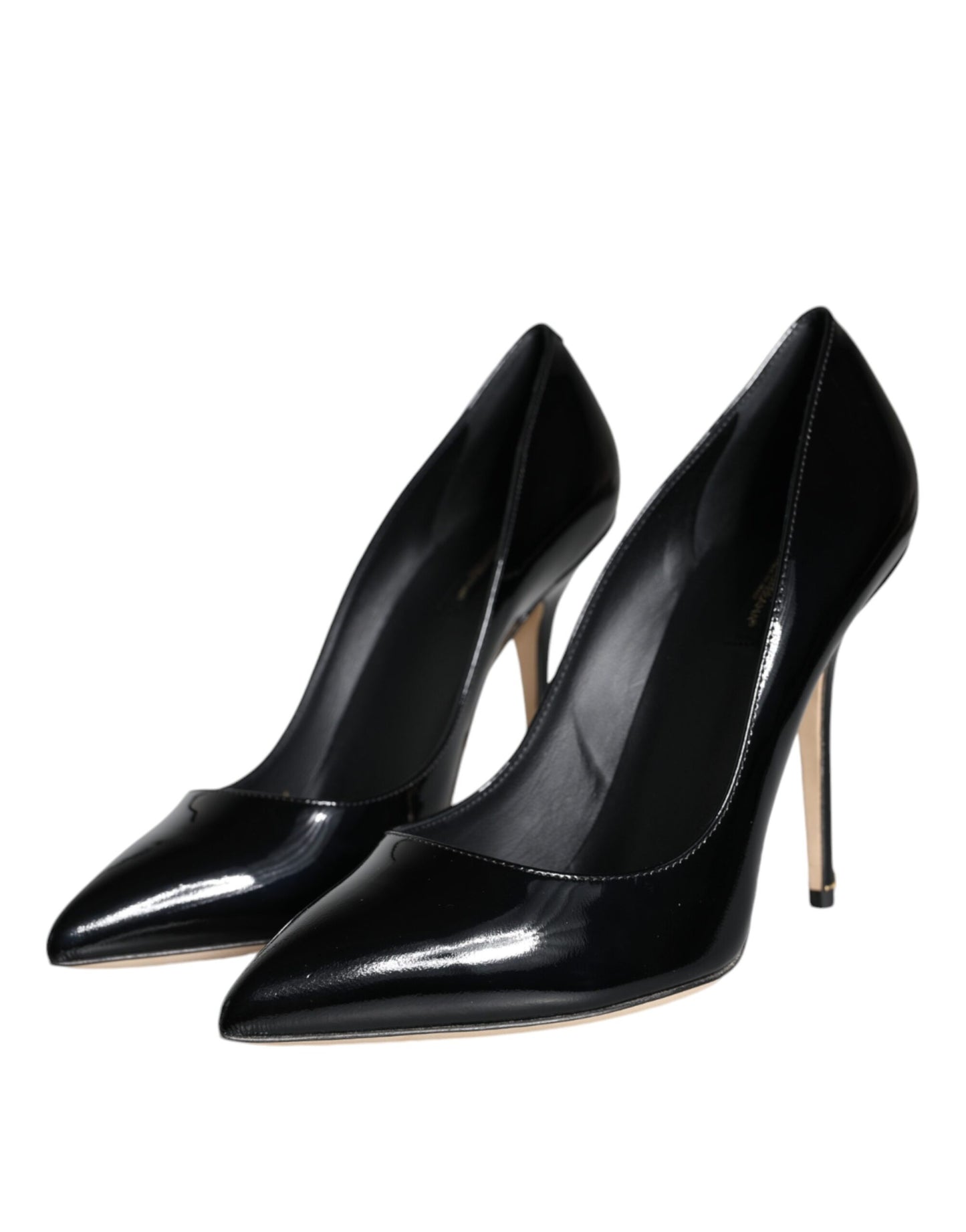 - Black Patent Leather Bellucci Pumps Heels Shoes
