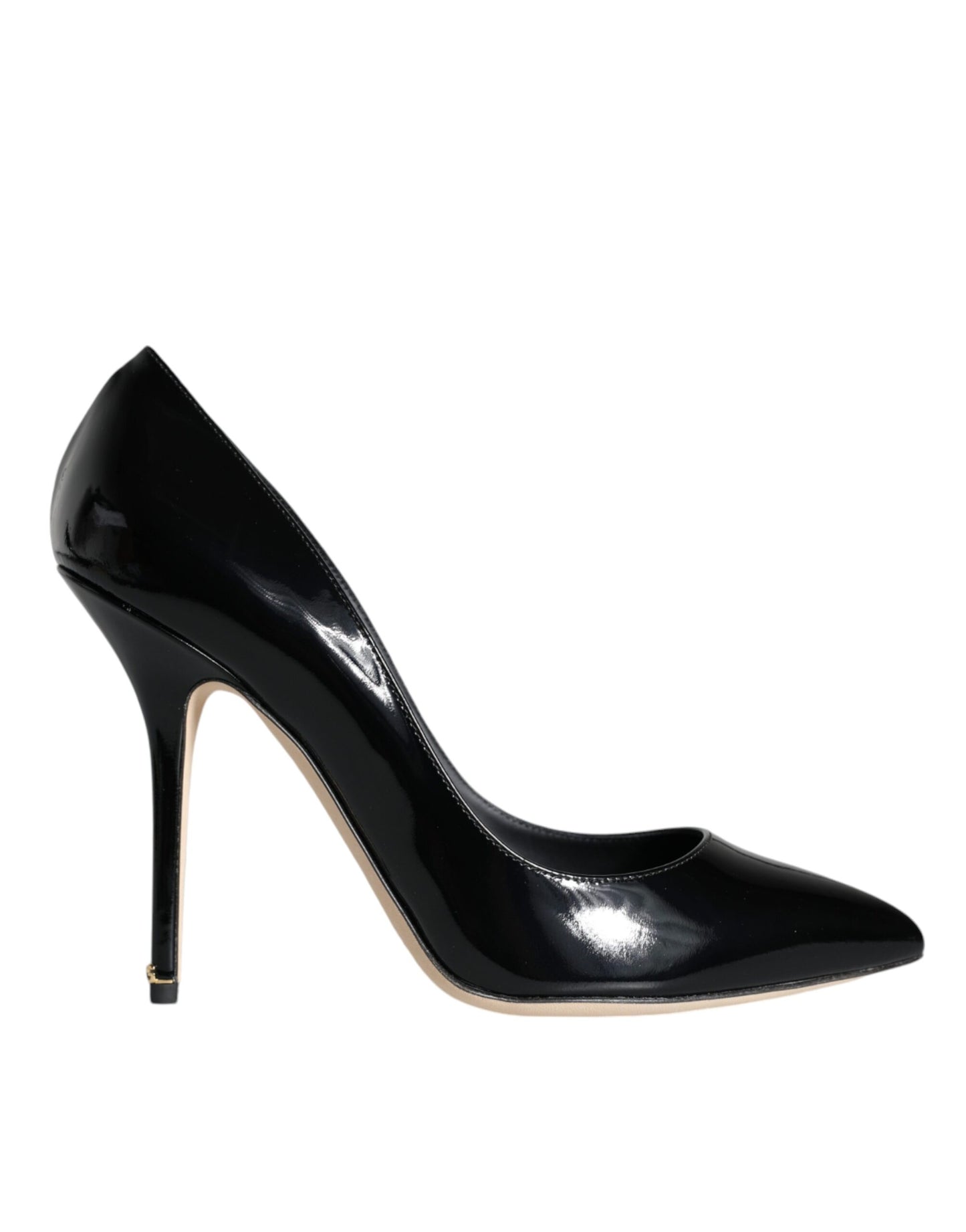 - Black Patent Leather Bellucci Pumps Heels Shoes