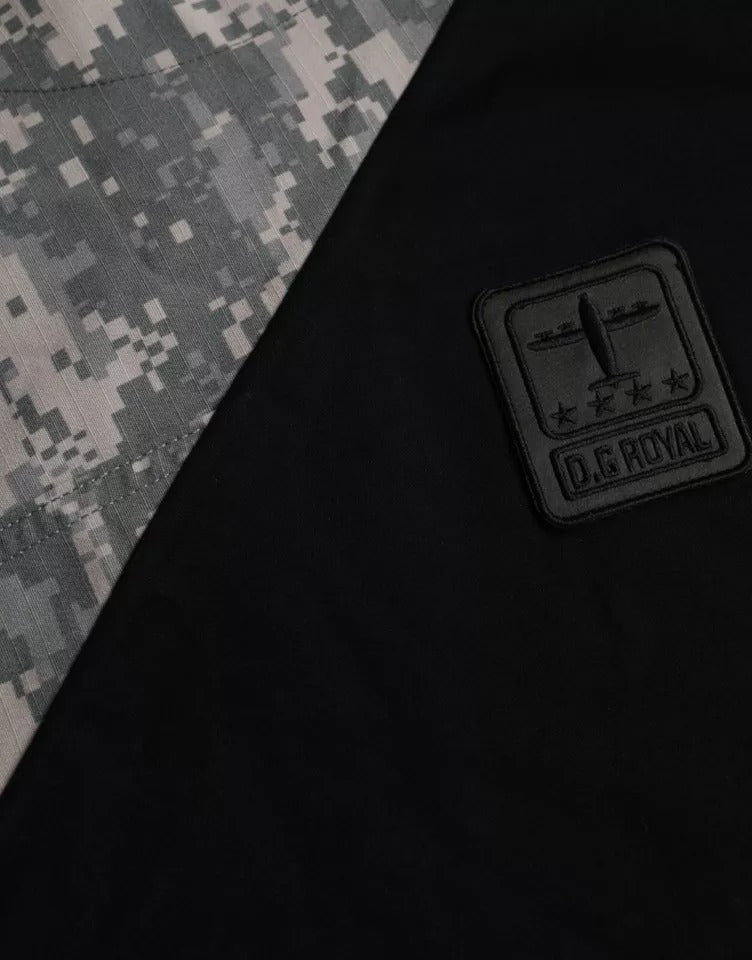 - Multicolor Camouflage Cotton Round Neck Men T-shirt