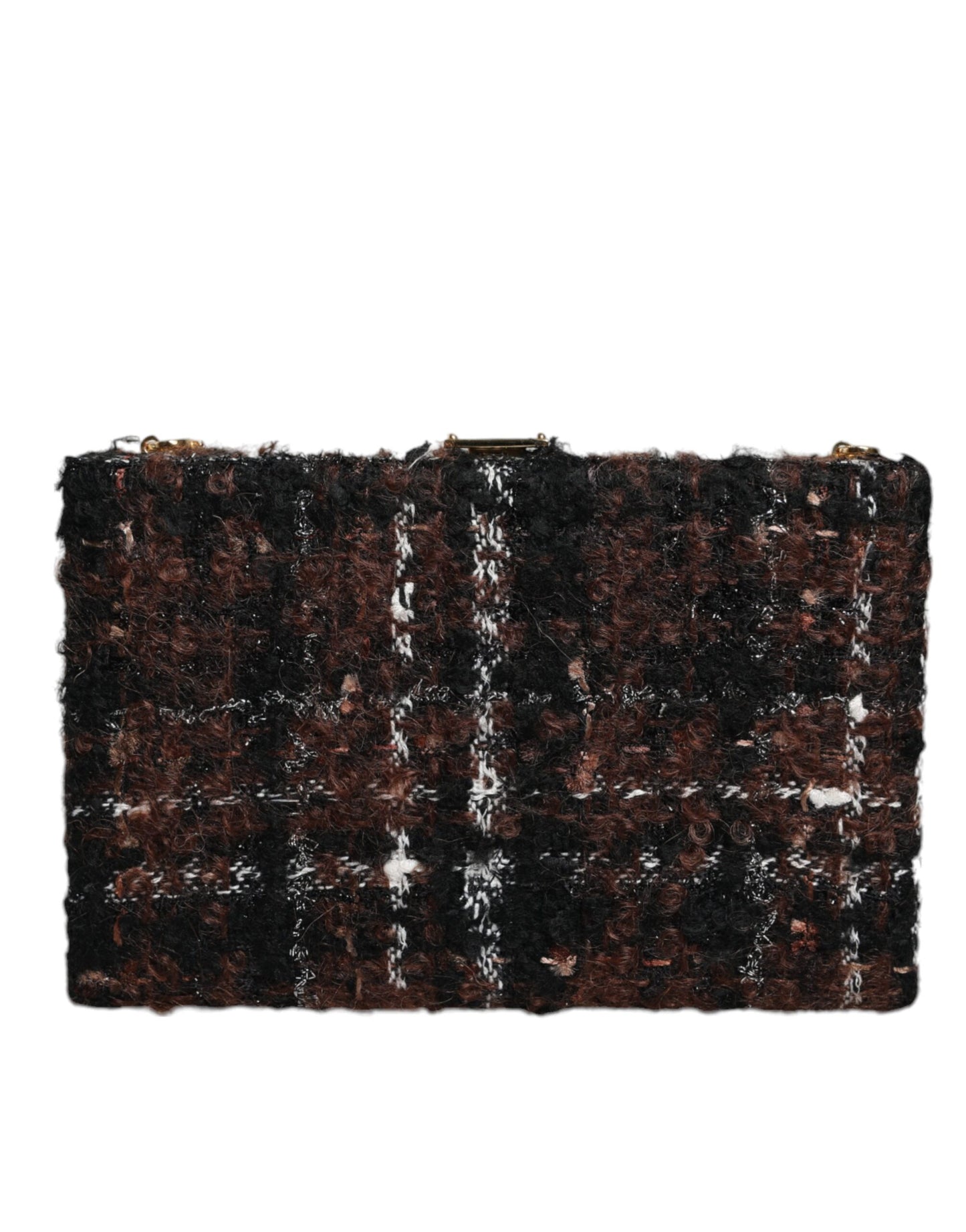 - Multicolor Tweed Floral Clutch Evening Party Purse CrossBody Bag