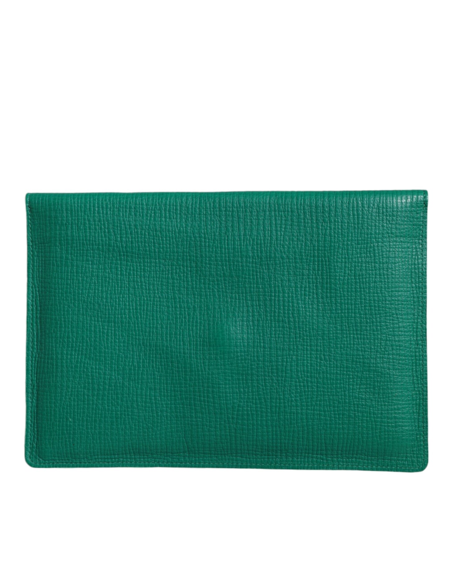 - Green Leather Handbag Clutch Mini Purse Pouch Tablet Case
