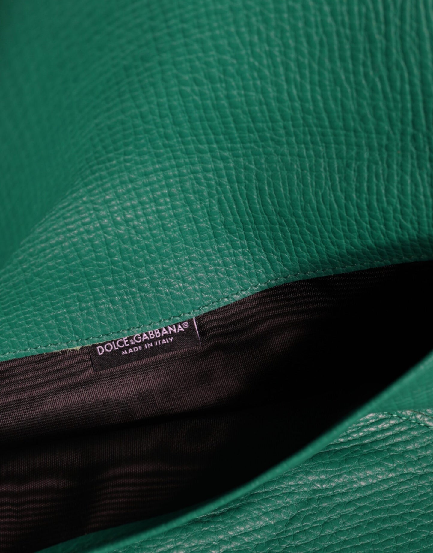 - Green Leather Handbag Clutch Mini Purse Pouch Tablet Case