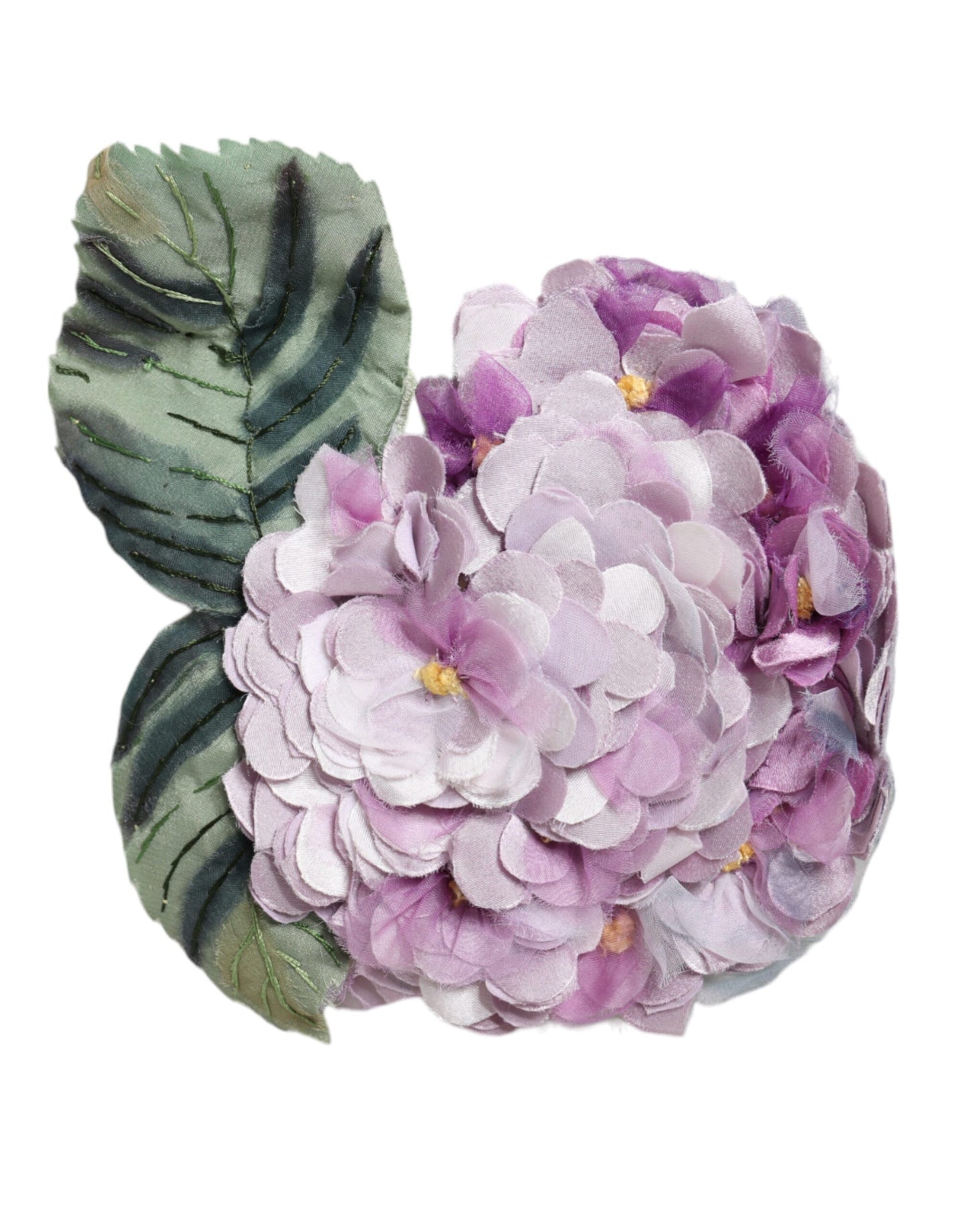 - Multicolor Hydrangea Gold Brass Pin Brooch