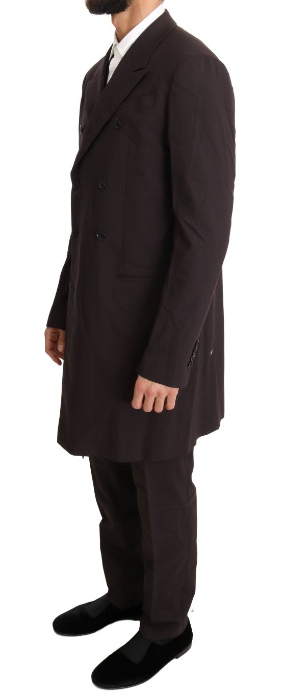 - Elegant Bordeaux Double Breasted Suit