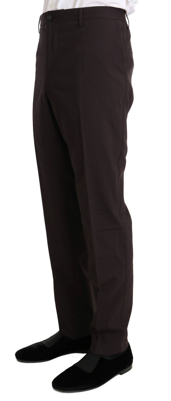- Elegant Bordeaux Double Breasted Suit