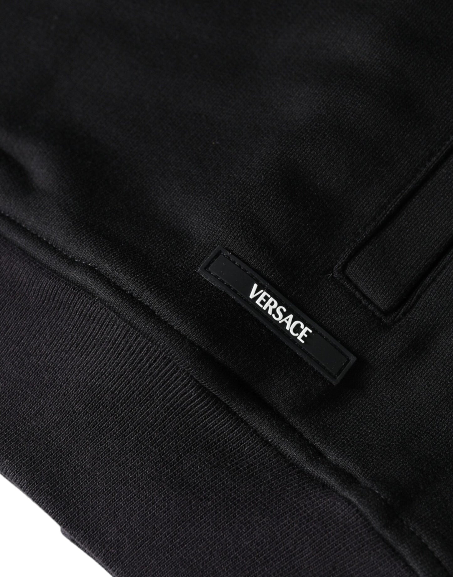 Black Medusa Print Full Zip Hoodie Sweatshirt / Jumper - The Luxe Alliance
