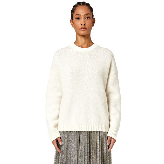 - White Wool Riciclata Sweater