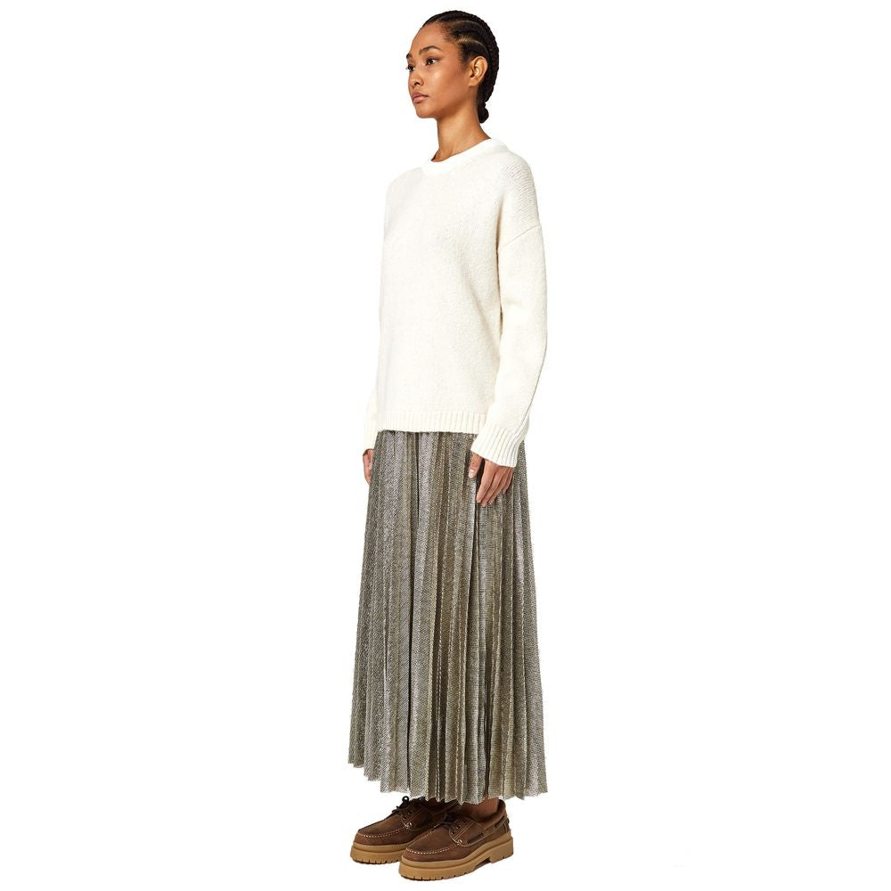 - White Wool Riciclata Sweater