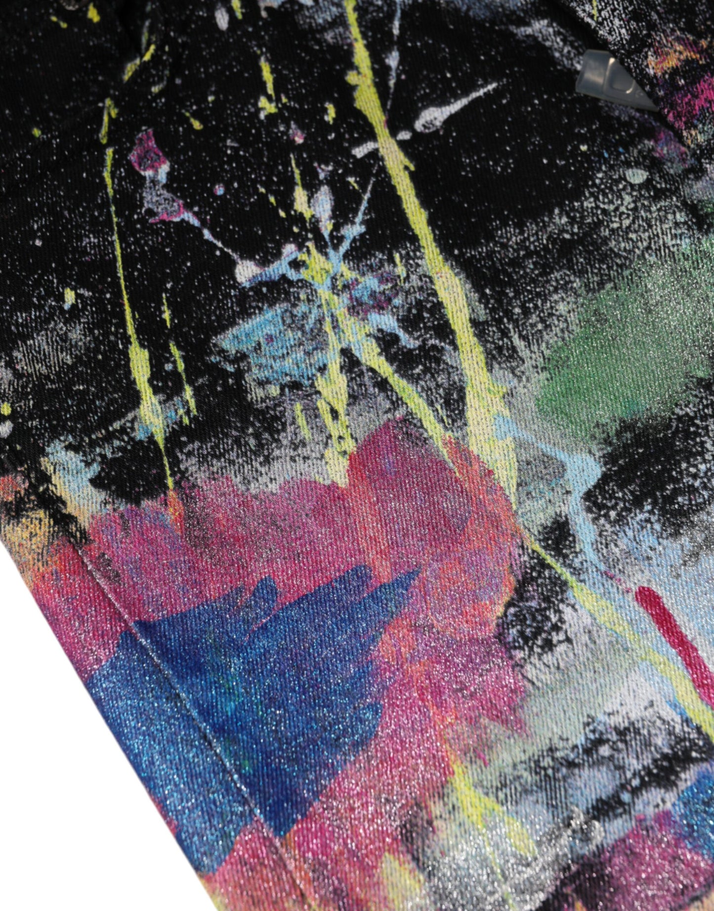 - Multicolor Splatter Paint Cotton Skinny Denim Jeans