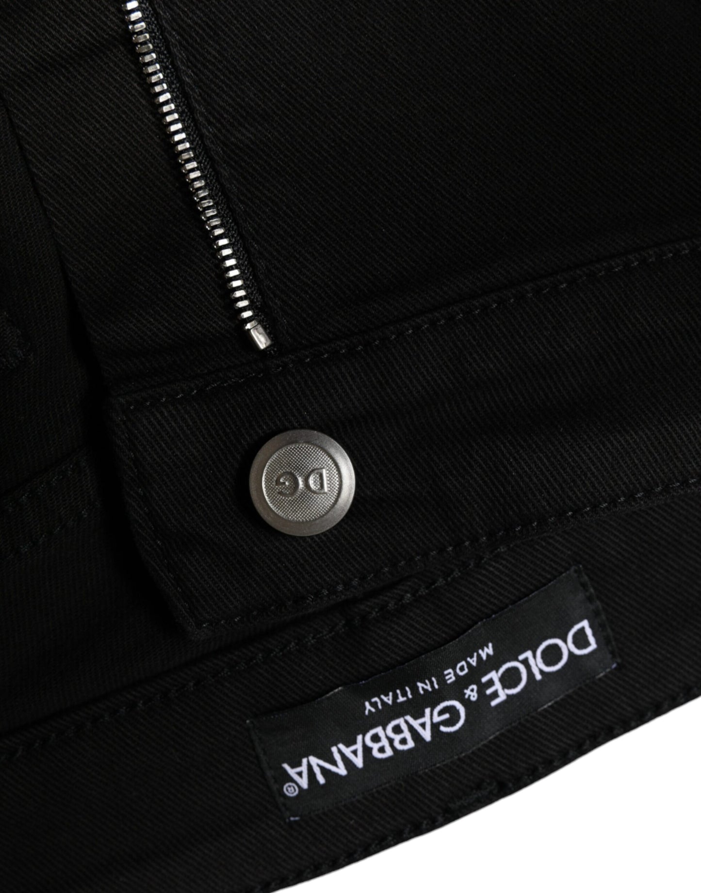 - Black Cotton Stretch Skinny Denim Jeans