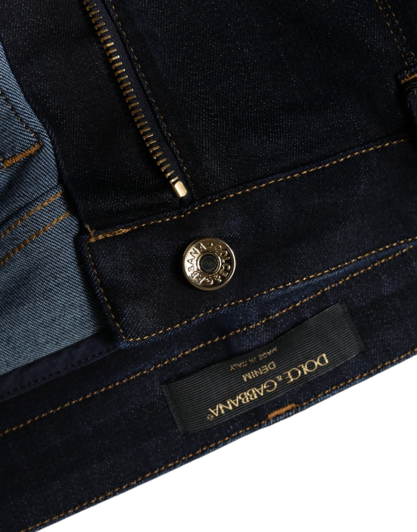 - Black Cotton Blend Skinny Denim Jeans