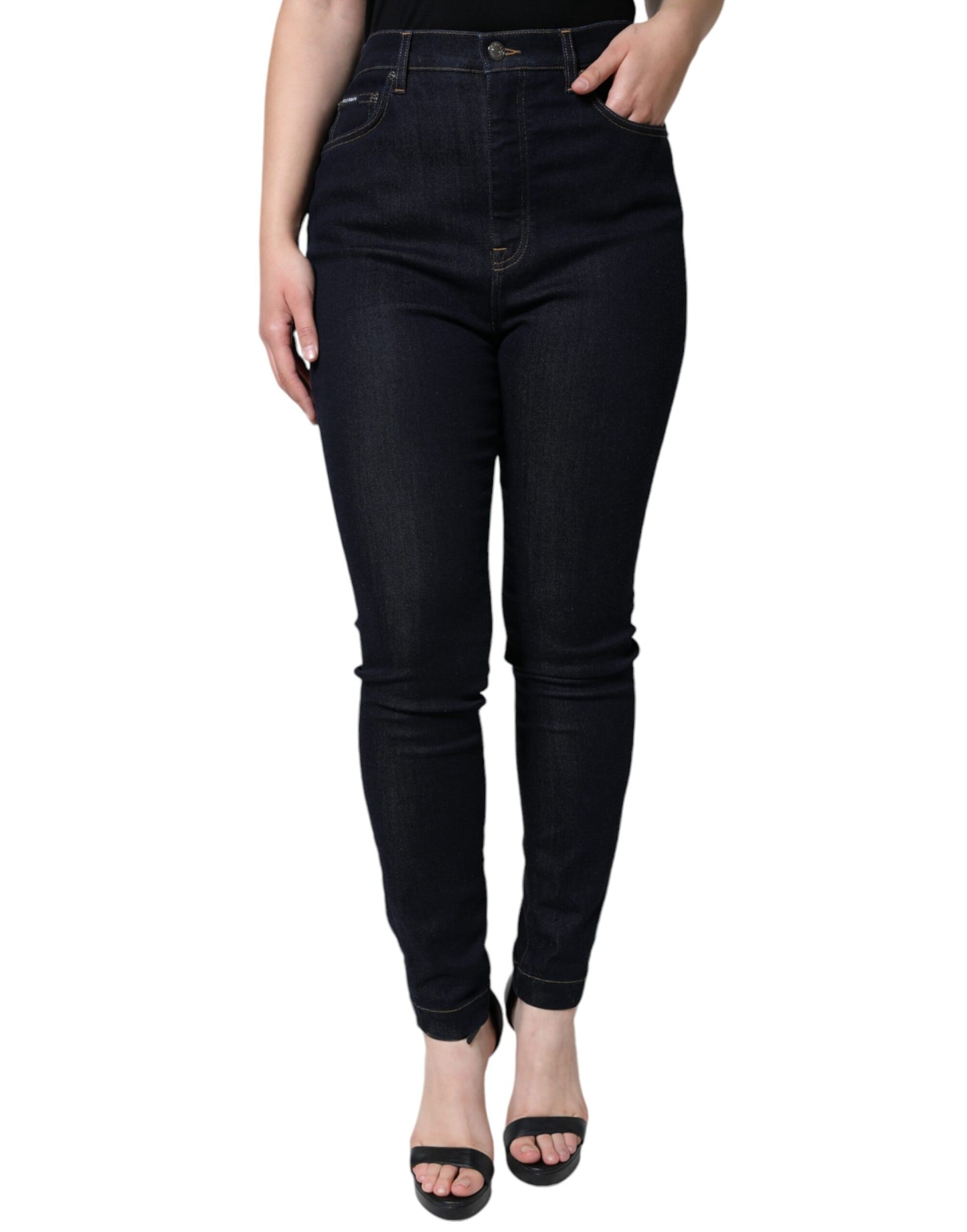 - Black GRACE High Waist Skinny Denim Jeans