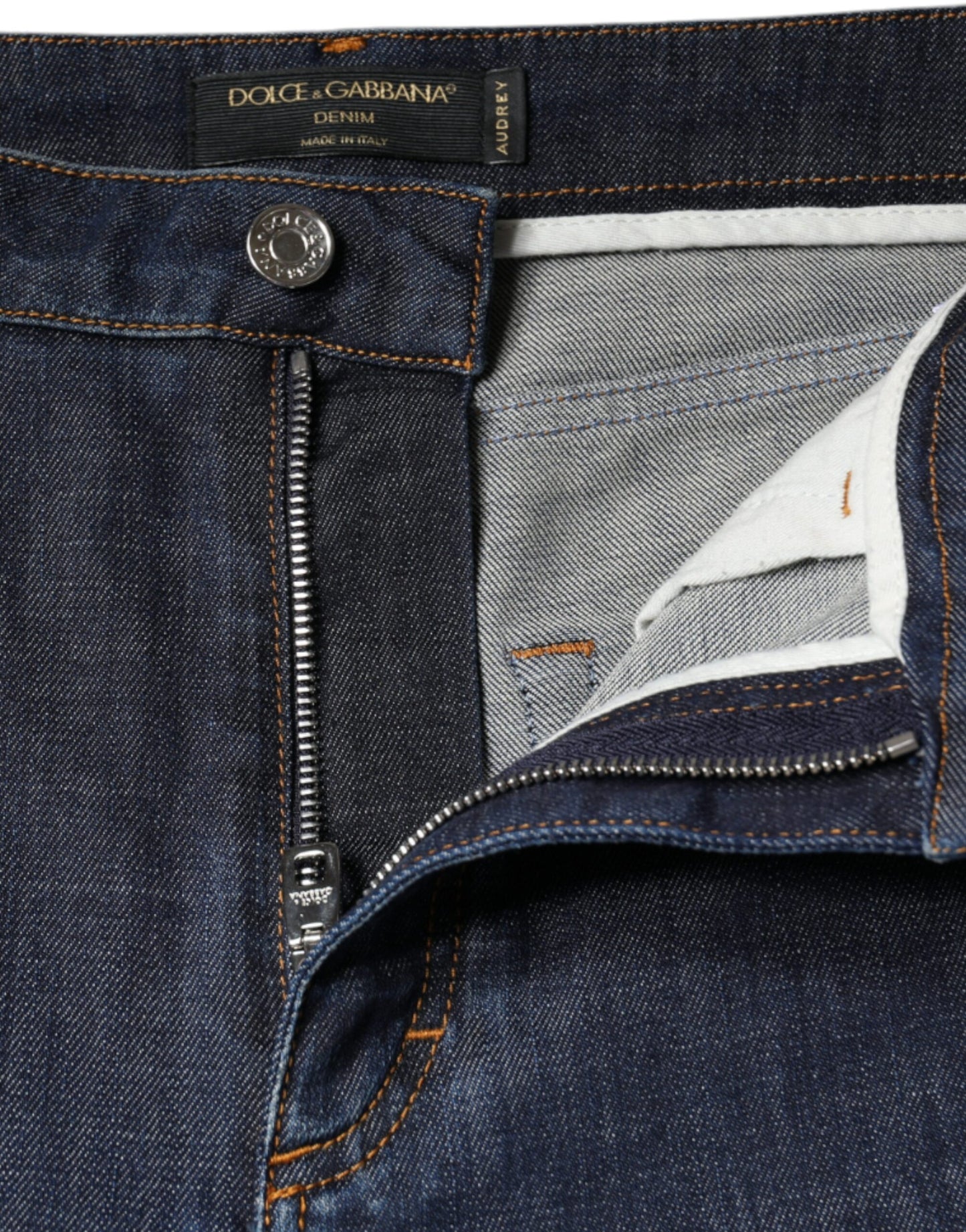 - Dark Blue QUEEN Cotton Skinny Denim Jeans