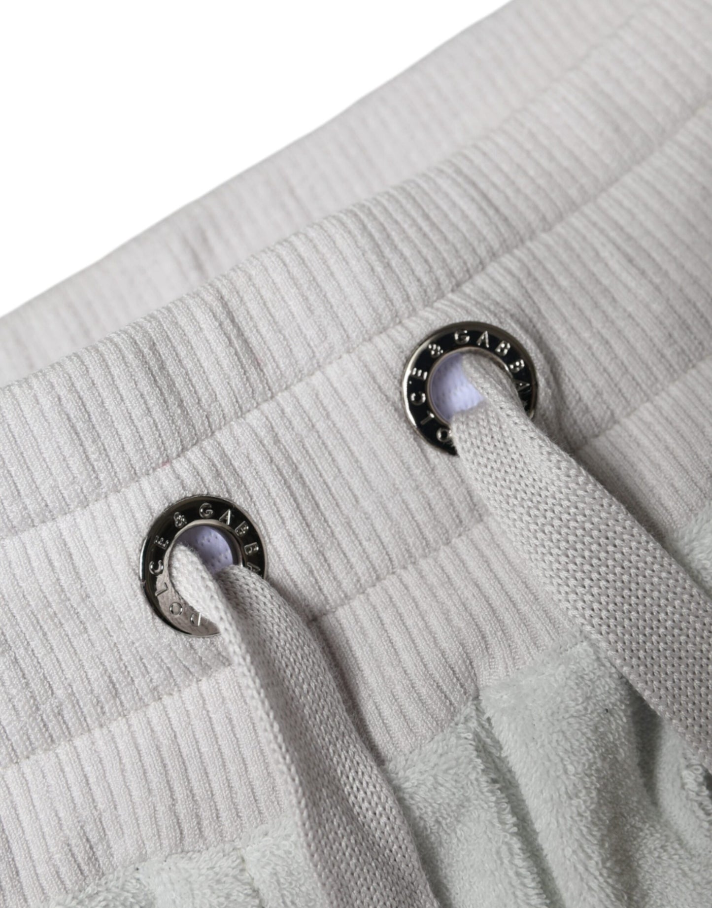 - White Nylon Jogger Sweatpants Pants