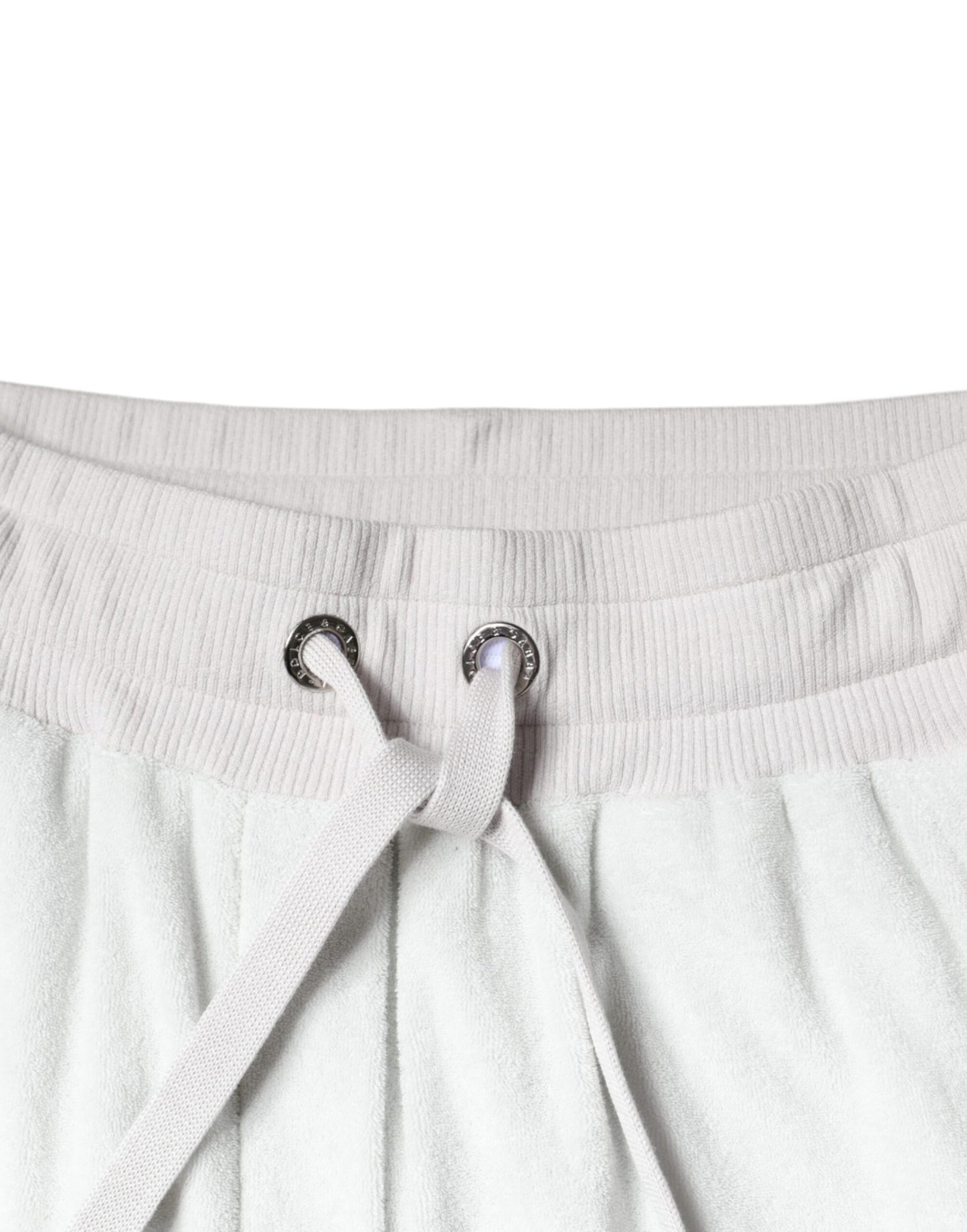 - White Nylon Jogger Sweatpants Pants