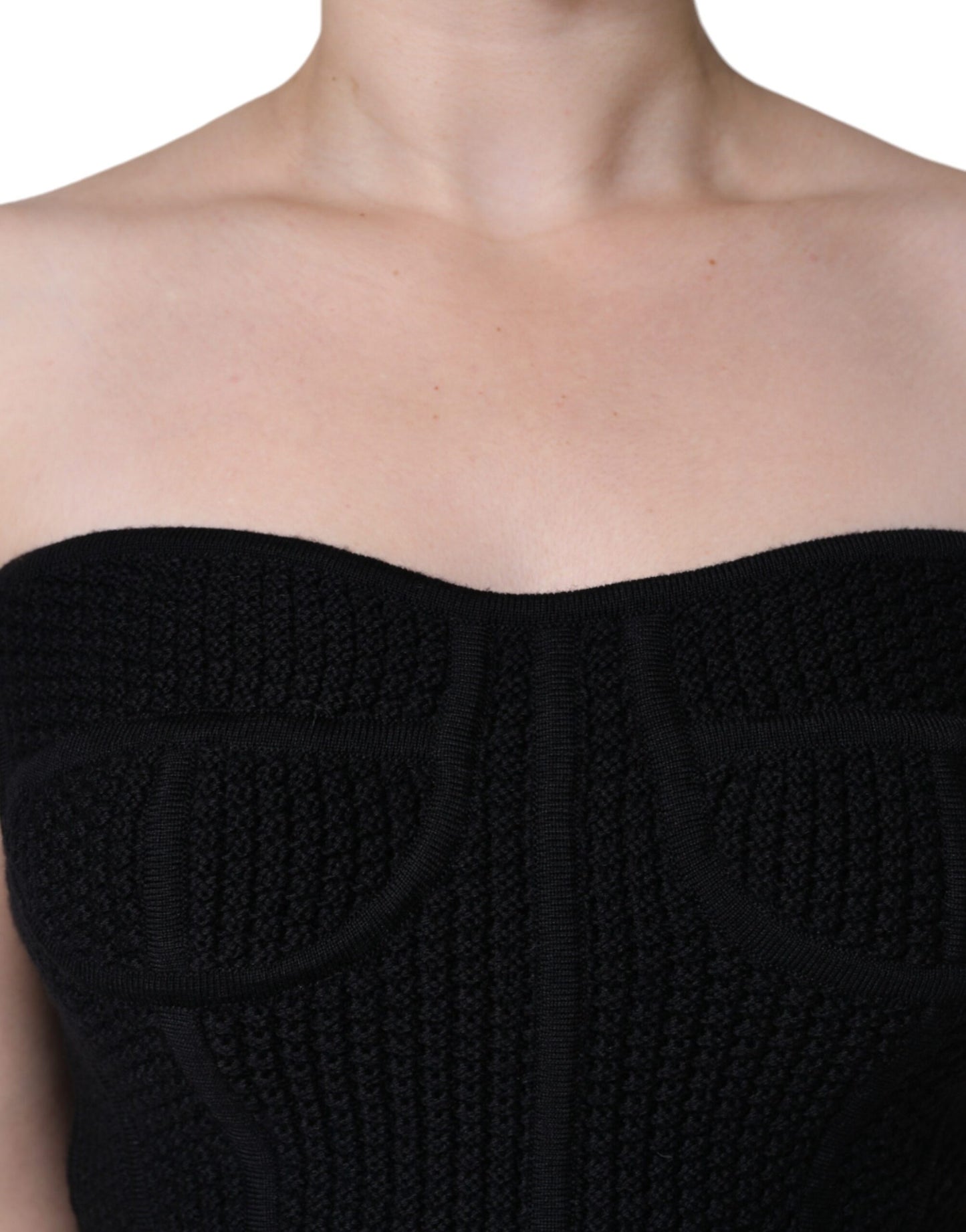 - Black Bustier Sleeveless Corset Blouse Top