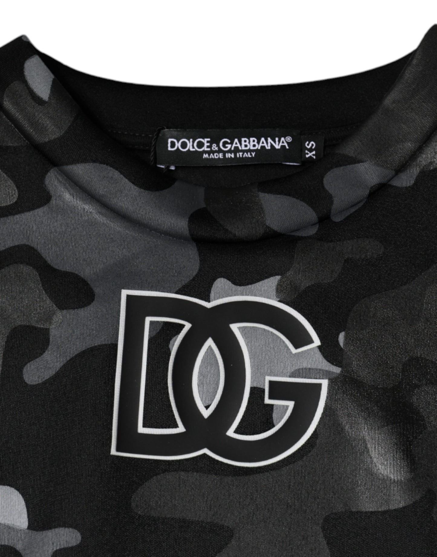 - Black Camouflage Round Neck Sweatshirt Sweater