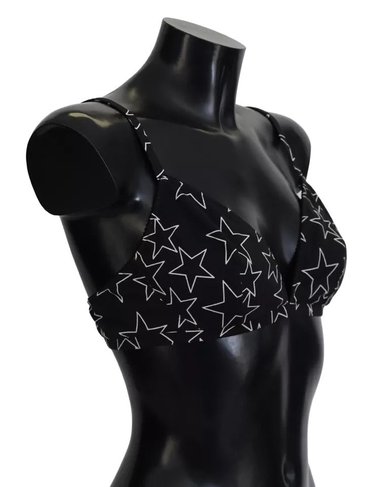 Black Millennials Star Non Wire Cotton Bra Underwear - The Luxe Alliance