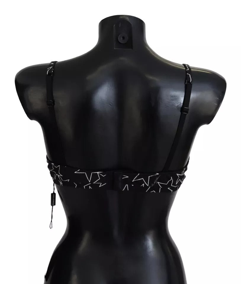 Black Millennials Star Non Wire Cotton Bra Underwear - The Luxe Alliance