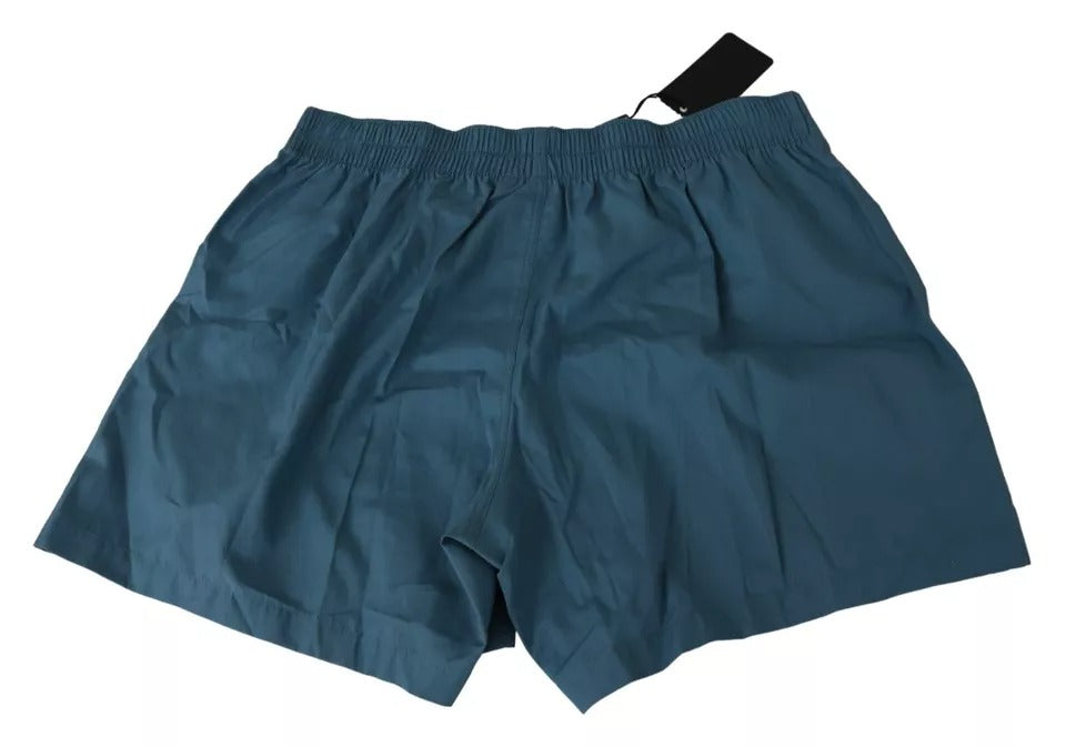 Blue Cotton Regular Boxer Shorts Underwear - The Luxe Alliance