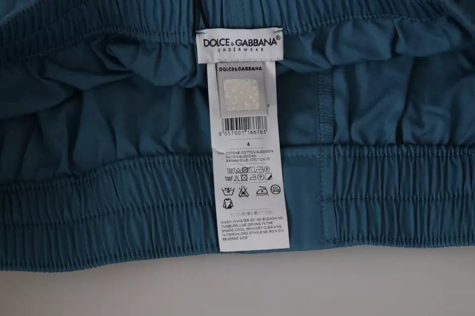 Blue Cotton Regular Boxer Shorts Underwear - The Luxe Alliance