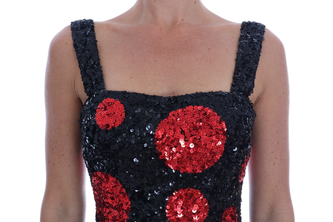- Elegant Polka Dotted Shift Dress