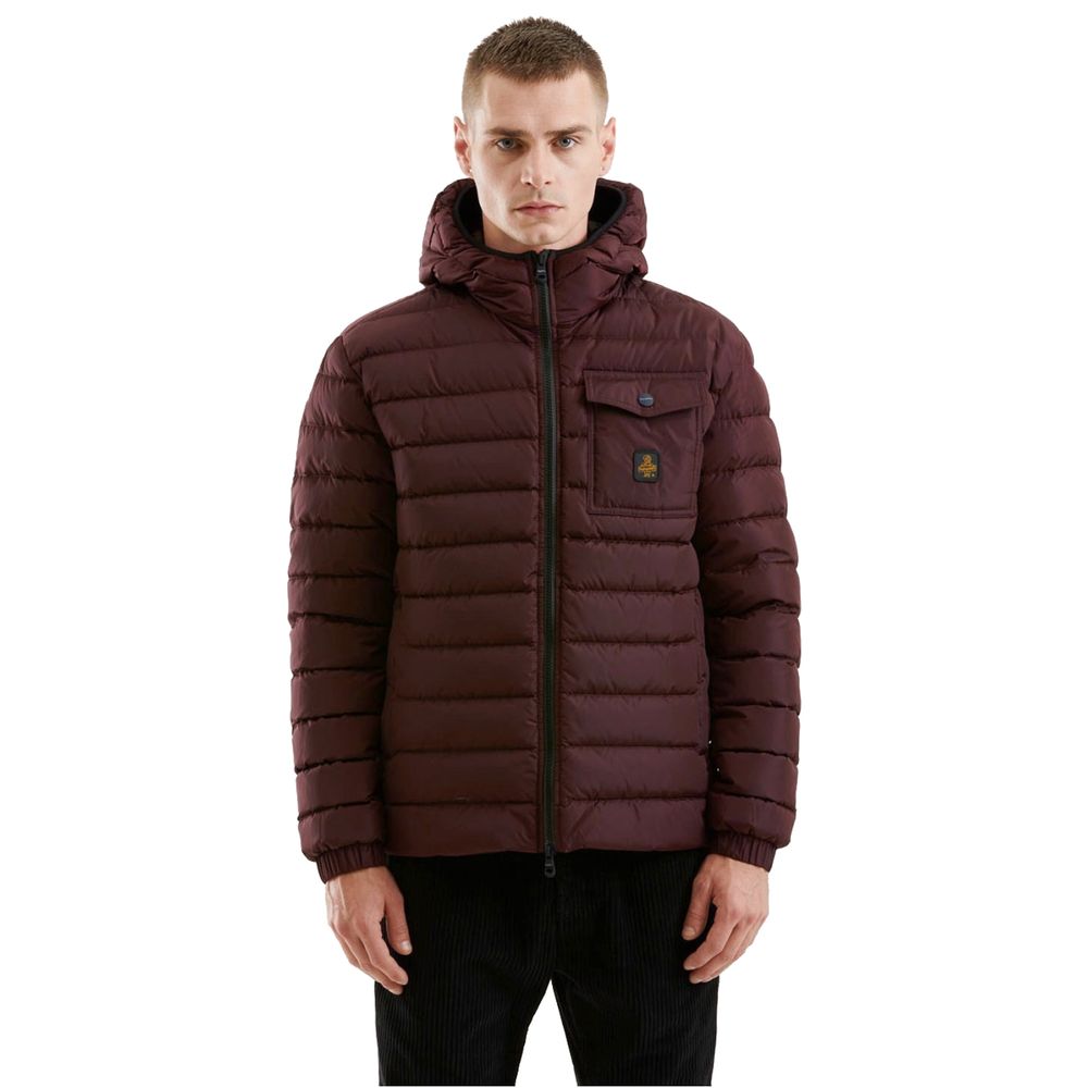 RefrigiWear Men's Jacket – Red Nylon Performance Outerwear