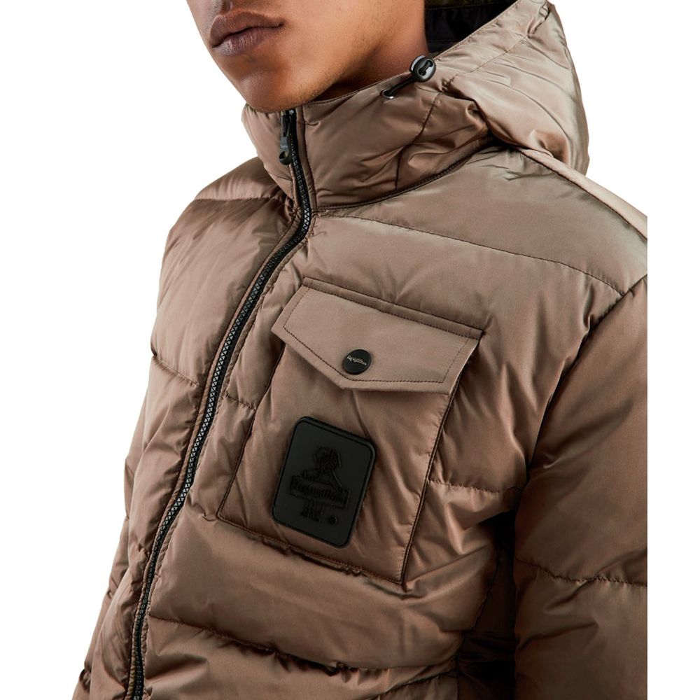 RefrigiWear Men’s Down Jacket – Brown