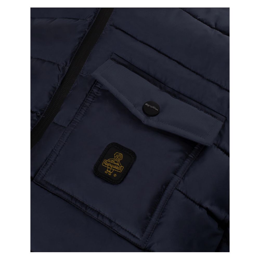 RefrigiWear Women's Nylon Down Jacket – Blue