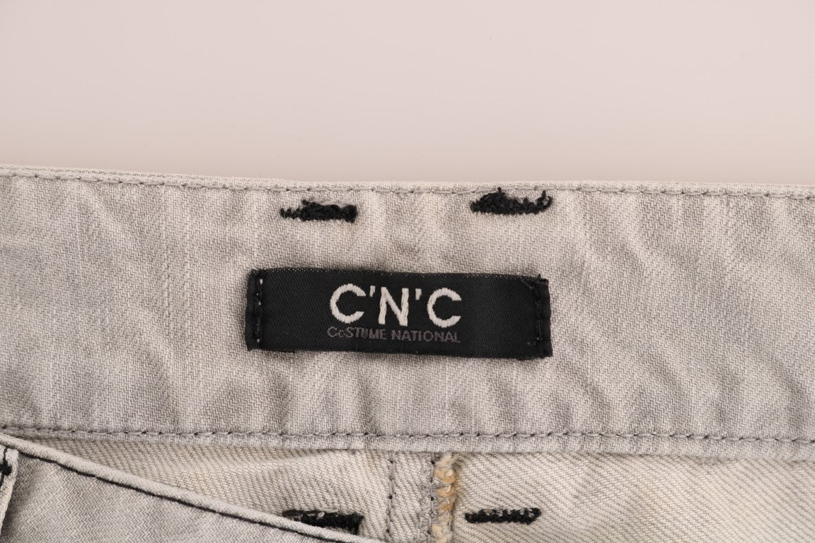 - Sophisticated Gray Super Slim Jeans