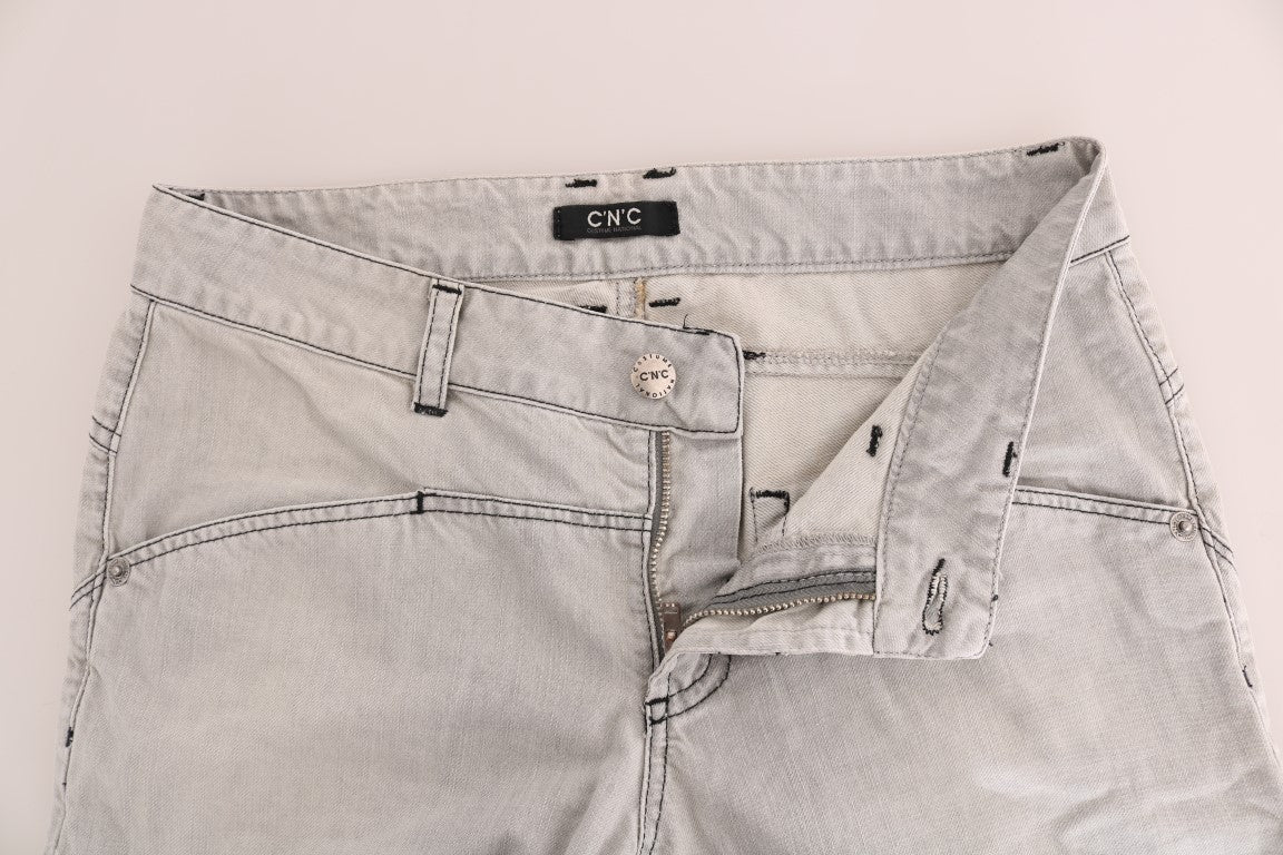 - Sophisticated Gray Super Slim Jeans