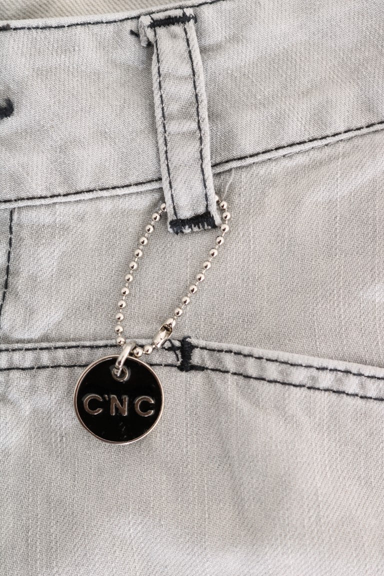 - Sophisticated Gray Super Slim Jeans
