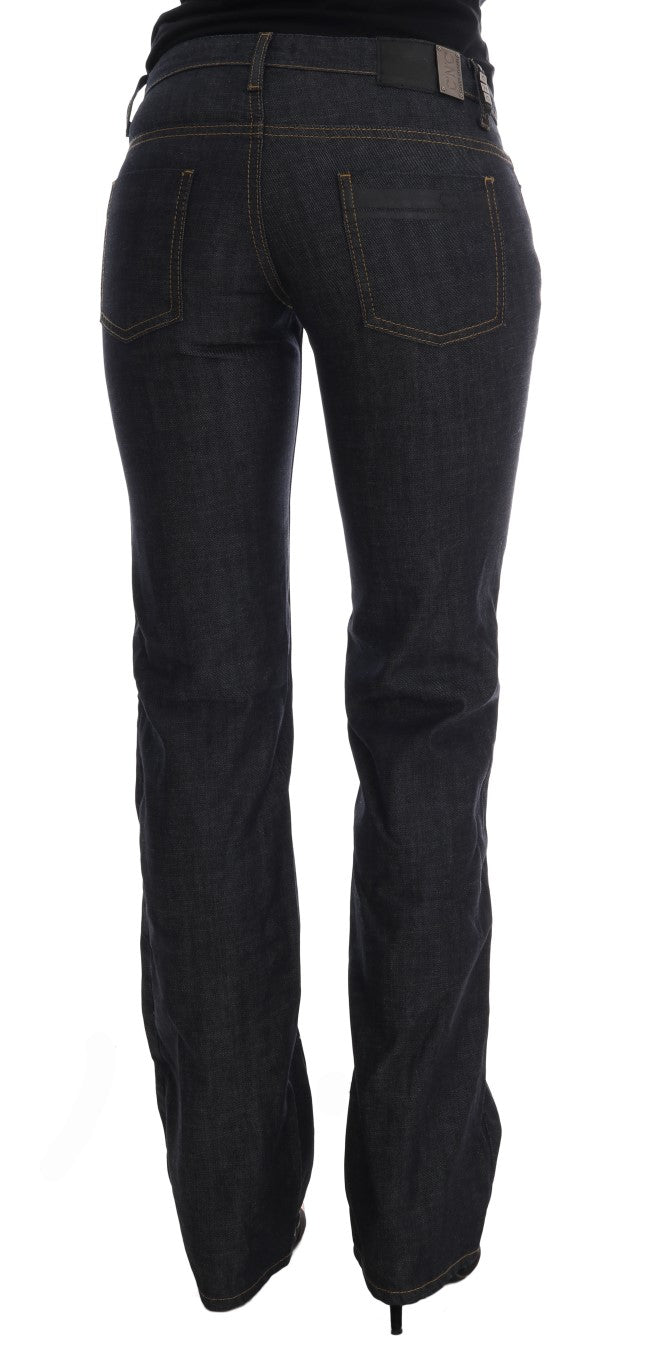 - Chic Dark Blue Straight Fit Jeans