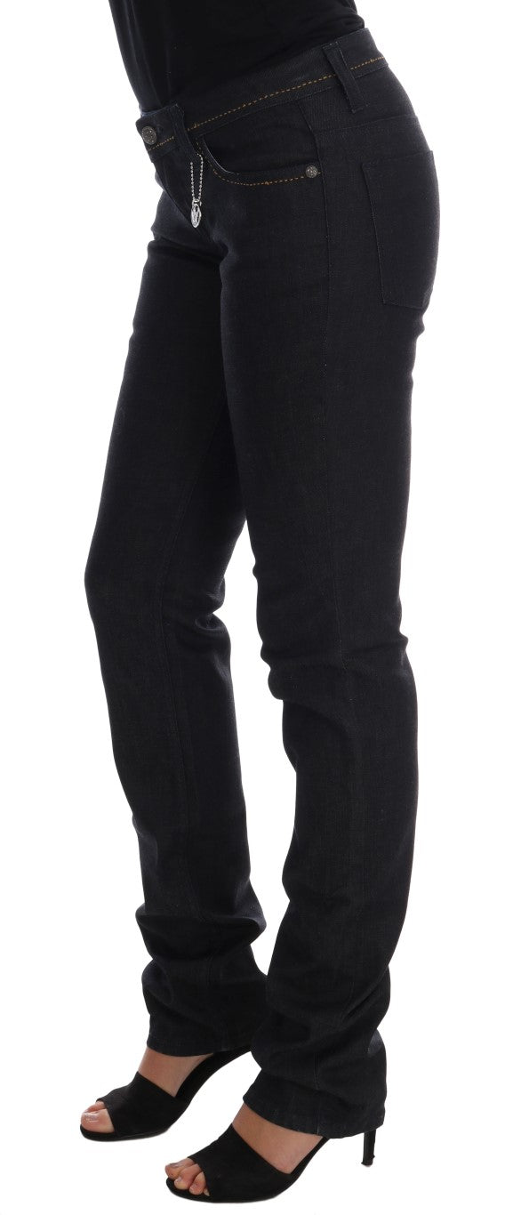 - Chic Dark Blue Super Slim Fit Jeans