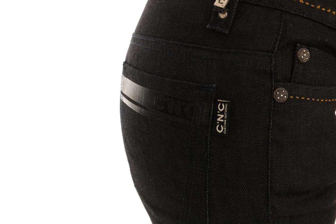 - Chic Dark Blue Super Slim Fit Jeans