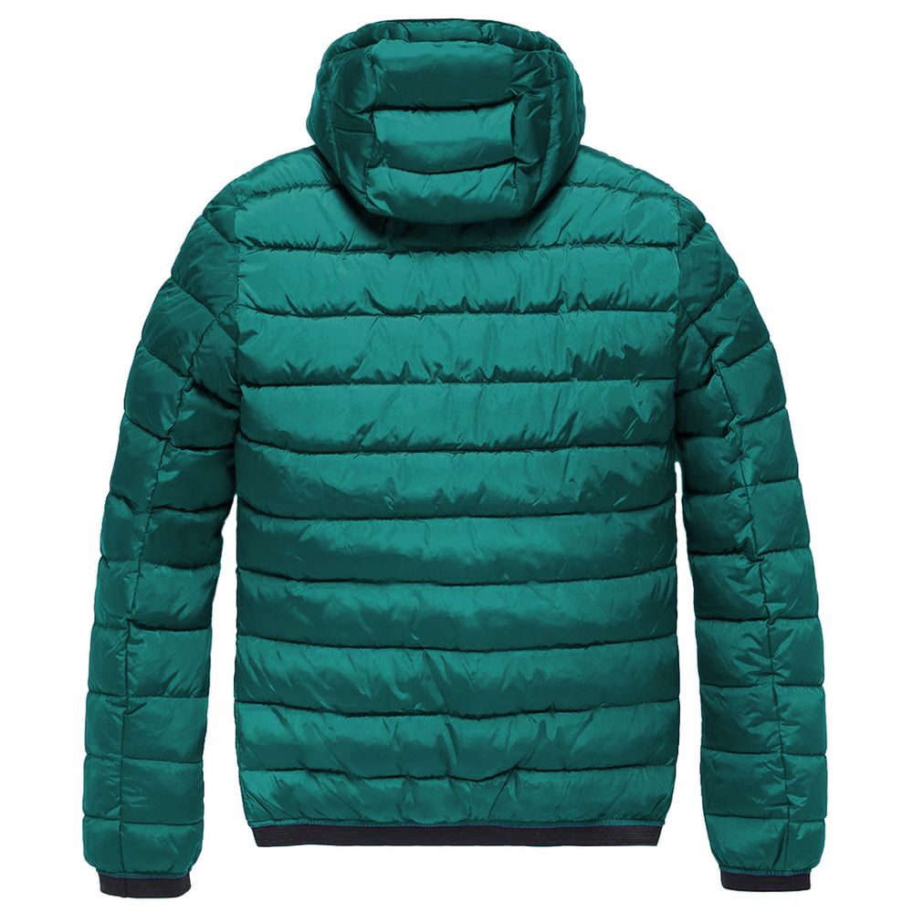 RefrigiWear Men's Short Down Jacket – Green – Nylon